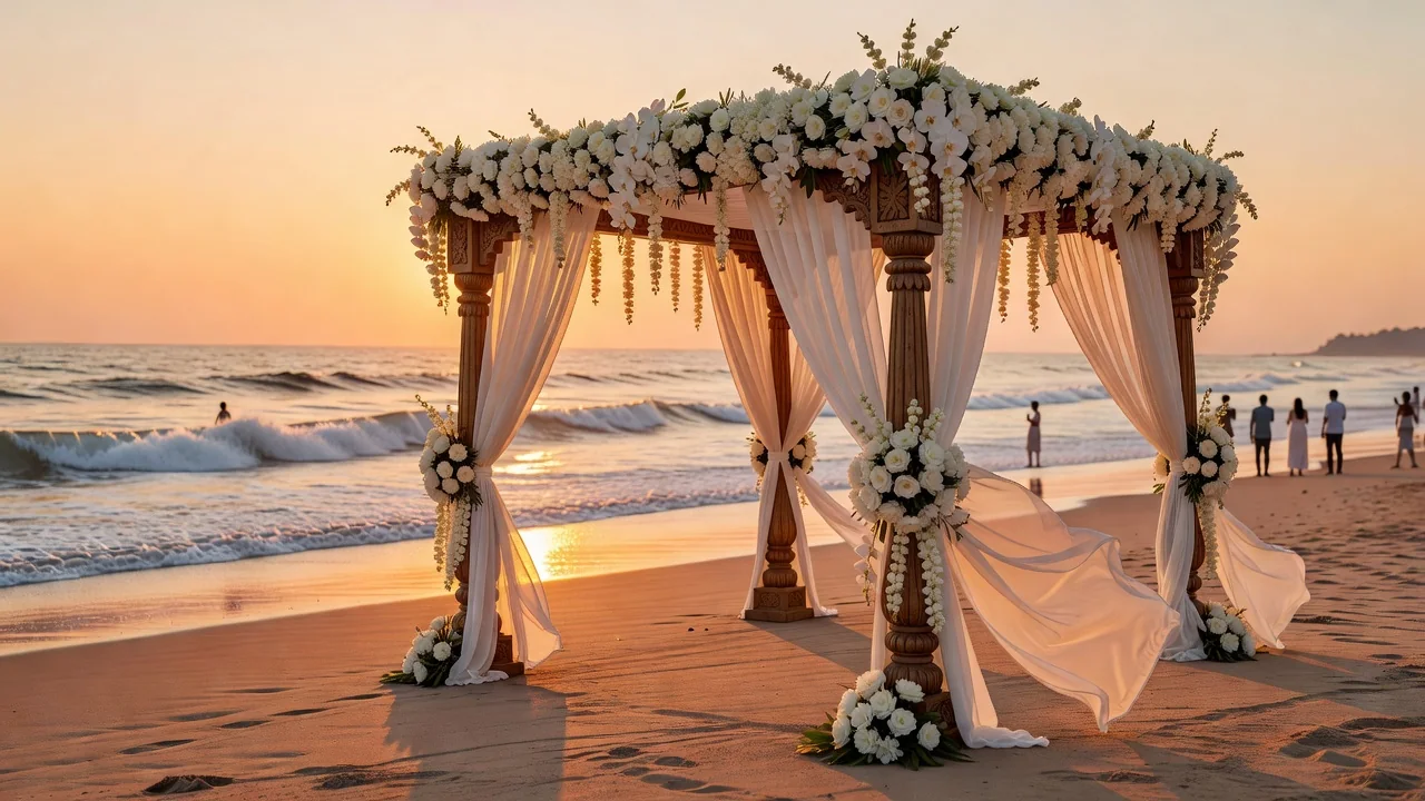 Beach Wedding Photographers in India: Gaurav and Nishtha in Goa